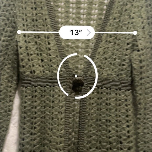 Gold Hawk Open Knit Sweater Cardigan  
Sz: S - Picture 8 of 14